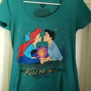 Disney Ariel The Little Mermaid Kiss the Girl Tee